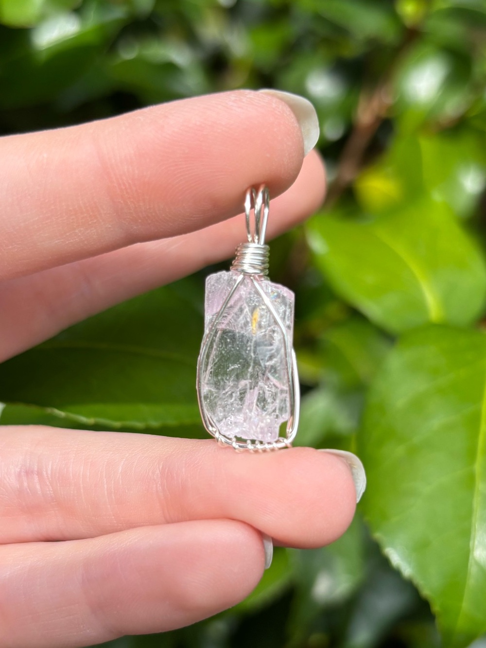 Kunzite pendant